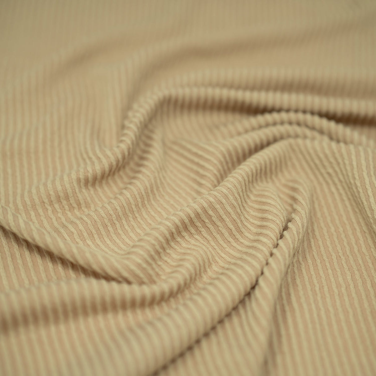 Rib Knit Polyester Rayon Spandex Fabric - Poseidon Blue, 4-Way Stretch, 51" Width (1 Yard)