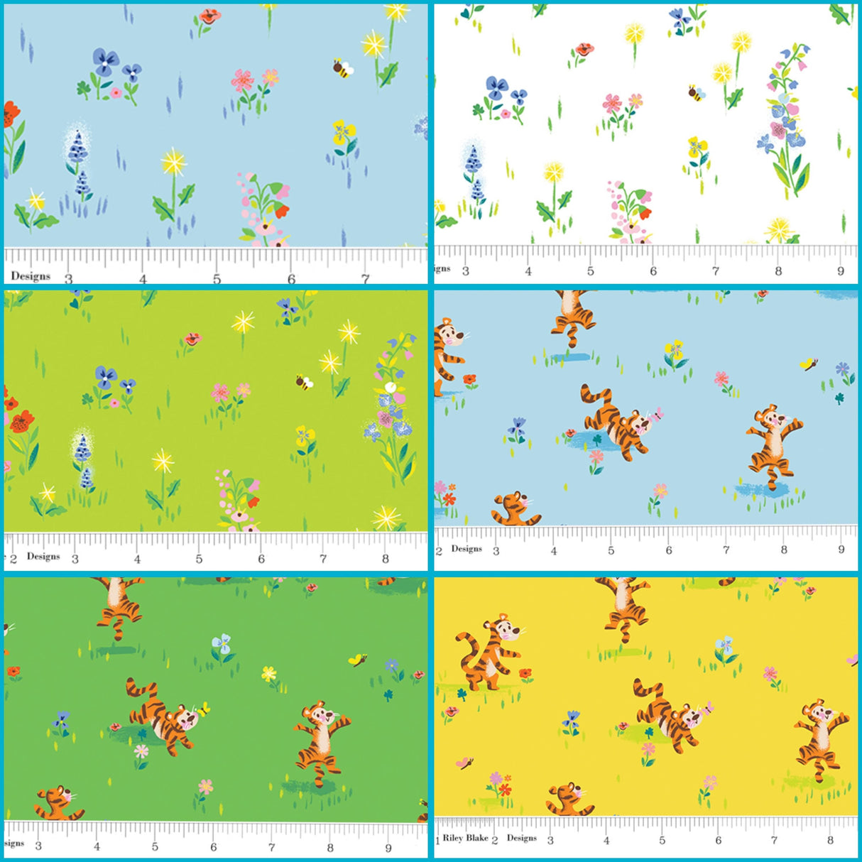 Fat Quarter Bundle 100 Aker Woods Winnie the Pooh Riley Blake