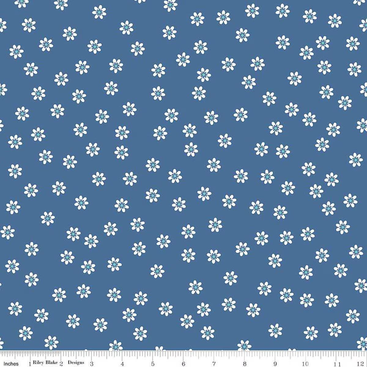 Quilting Cotton Bee Vintage Lula Denim Riley Blake Designs