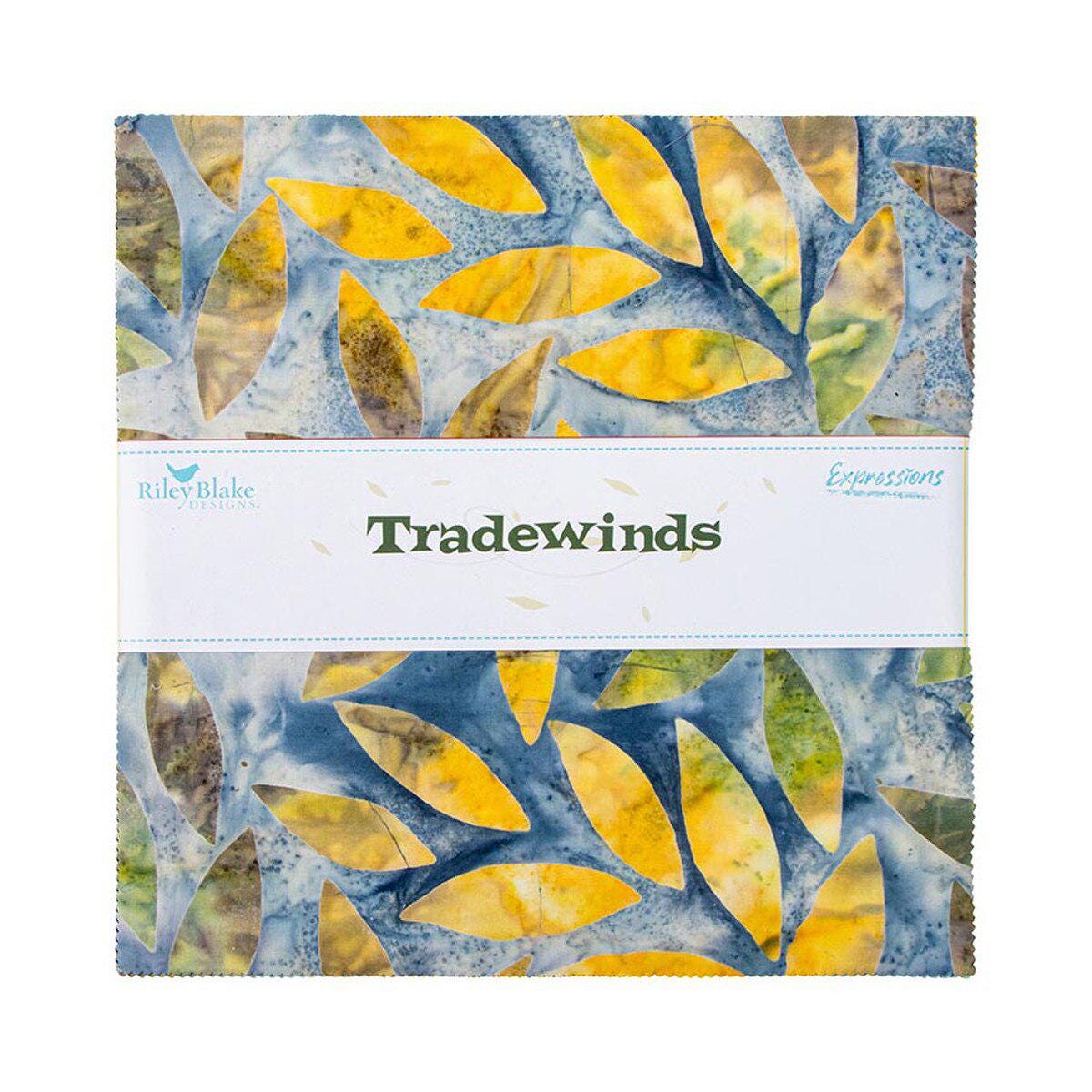Layer Cake Tradewinds Batiks 10" Stacker Riley Blake Designs