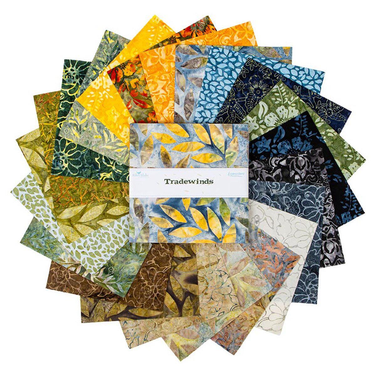 Layer Cake Tradewinds Batiks 10" Stacker Riley Blake Designs