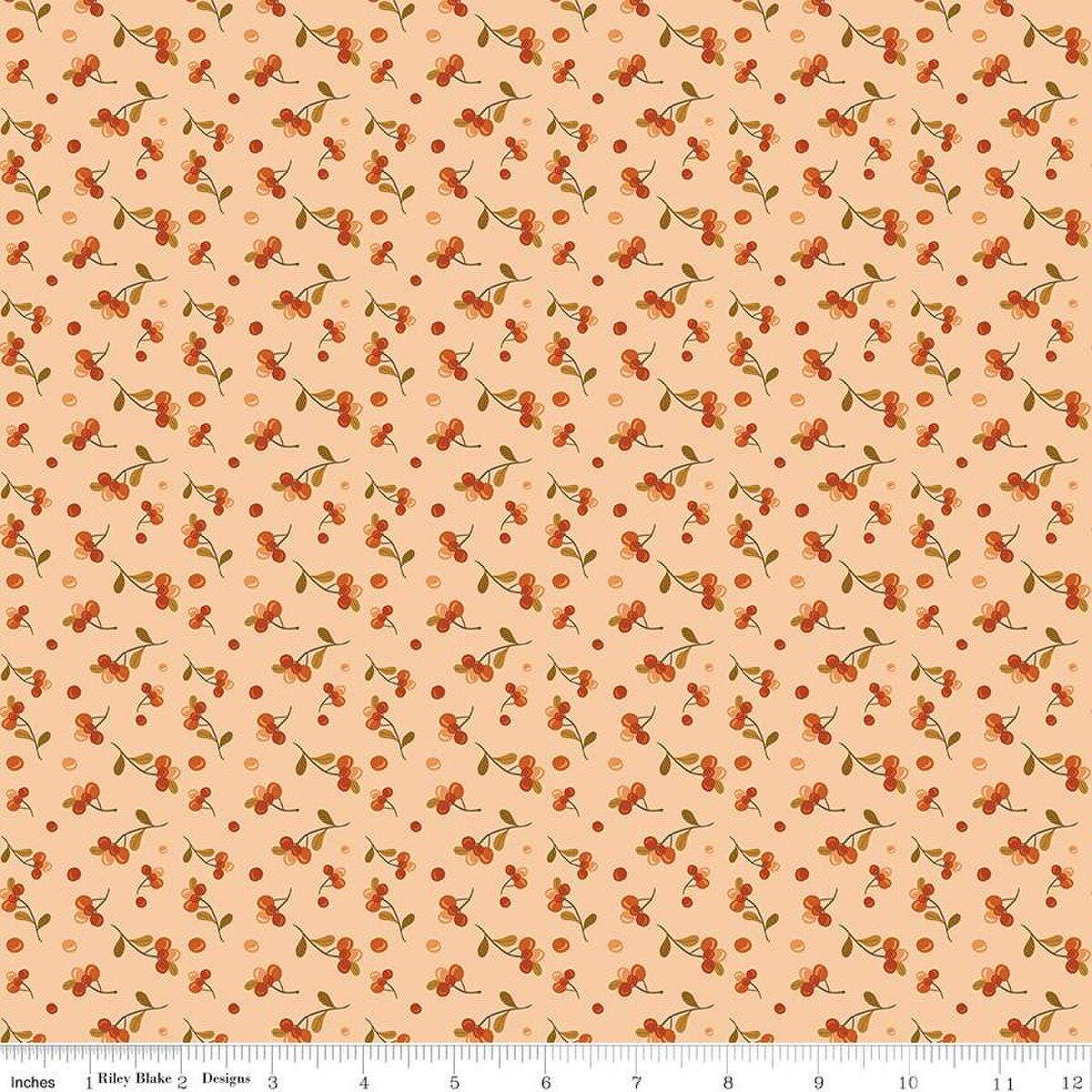 Quilting Cotton The Awe of Autumn Grid Hazy Riley Blake Designs