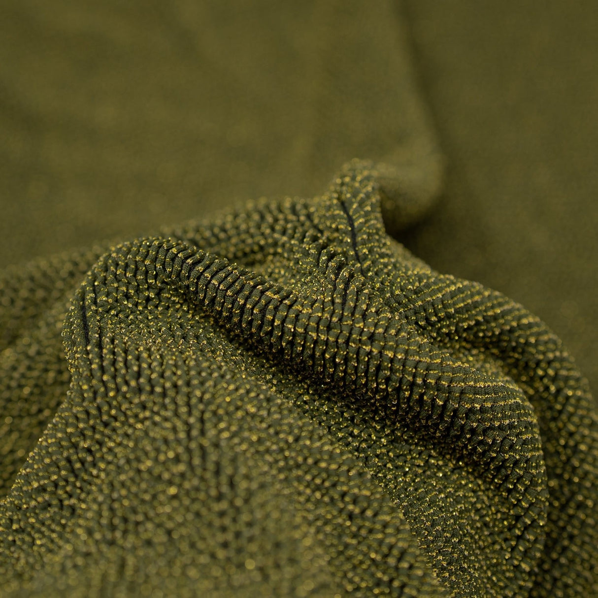 Crinkle Metallic Spandex Fabric