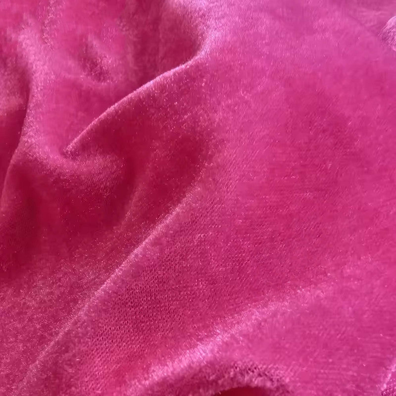 Thickened Golden Velvet Fabric Red Black Wedding Background Cloth Curtain Stage Decoration Conference Tablecloth Velvet Fabric