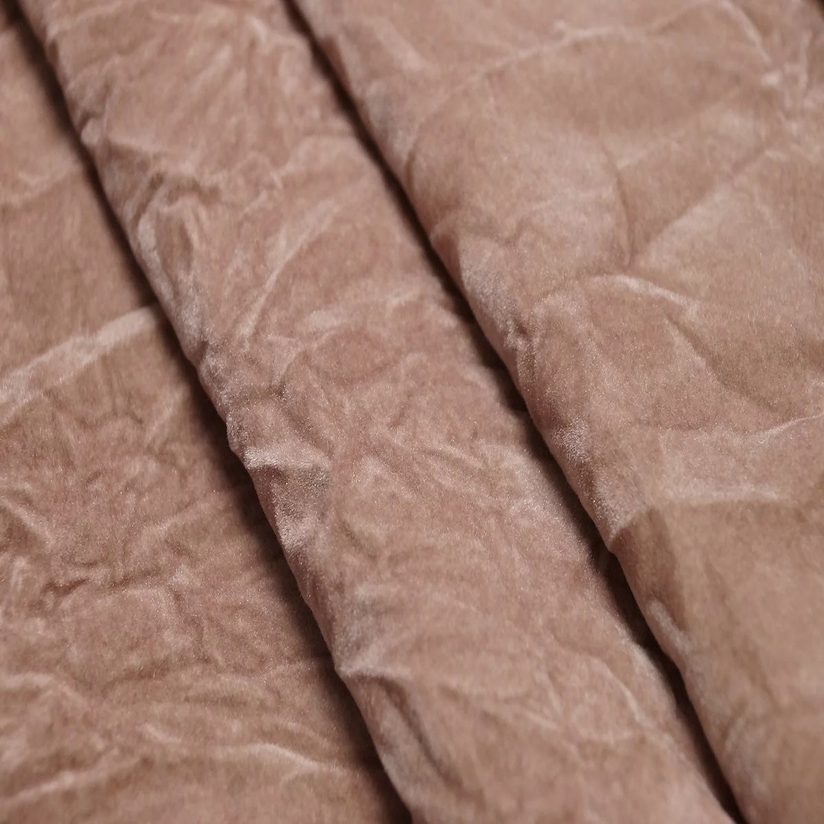 Crushed Velvet Flocking Nylon Fabric - 58/60" Width, 140 GSM, No Stretch, Multiple Colors (1 Yard)