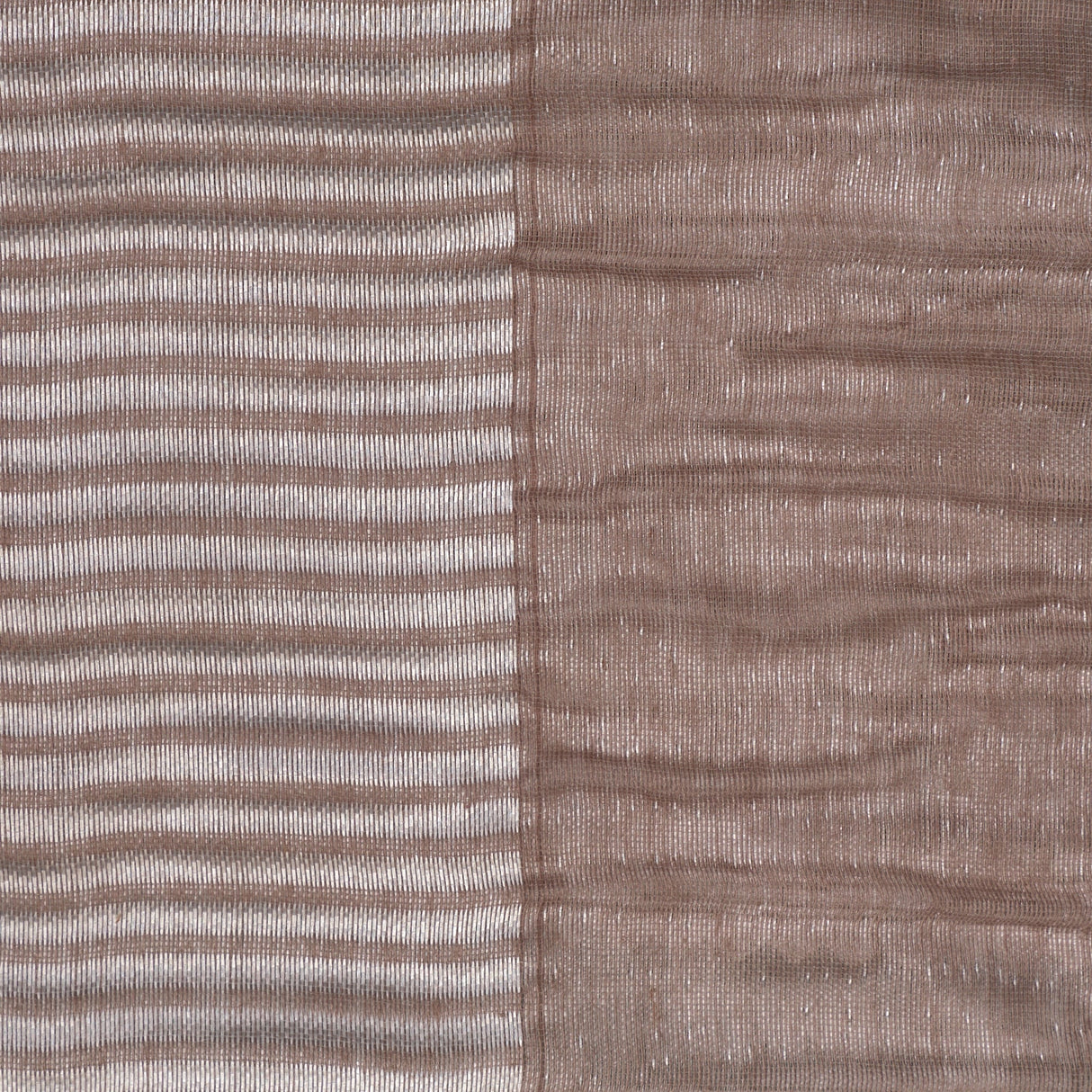 Linen Blend Organza Drapery Fabric 110" Rosewood