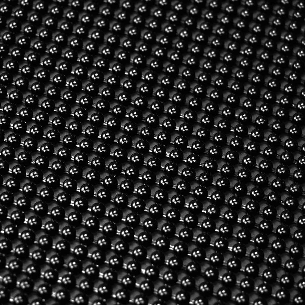 Rounded Aluminum Scale Mesh Aluminum Fabric - Gold, Silver, Black Chain Mail Pattern, 21" X 62" (1 Whole Piece)