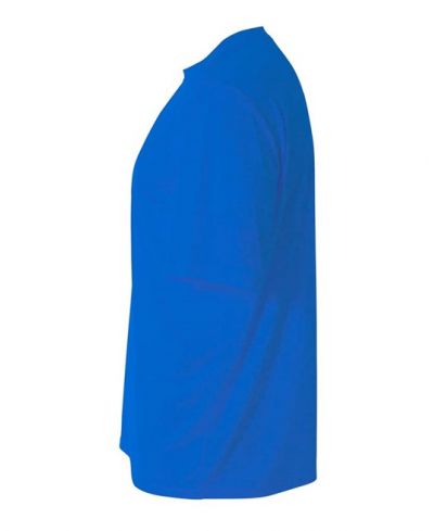A4 NB3142 Micro Poly Interlock Fabric - Royal, Youth Cooling Performance Crew, 44+ UPF, 4.0 Ounce, S-XL (1 Piece)
