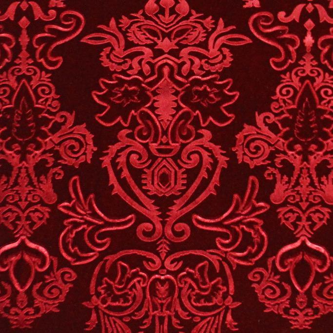 Embossed Stretch Velvet Fabric