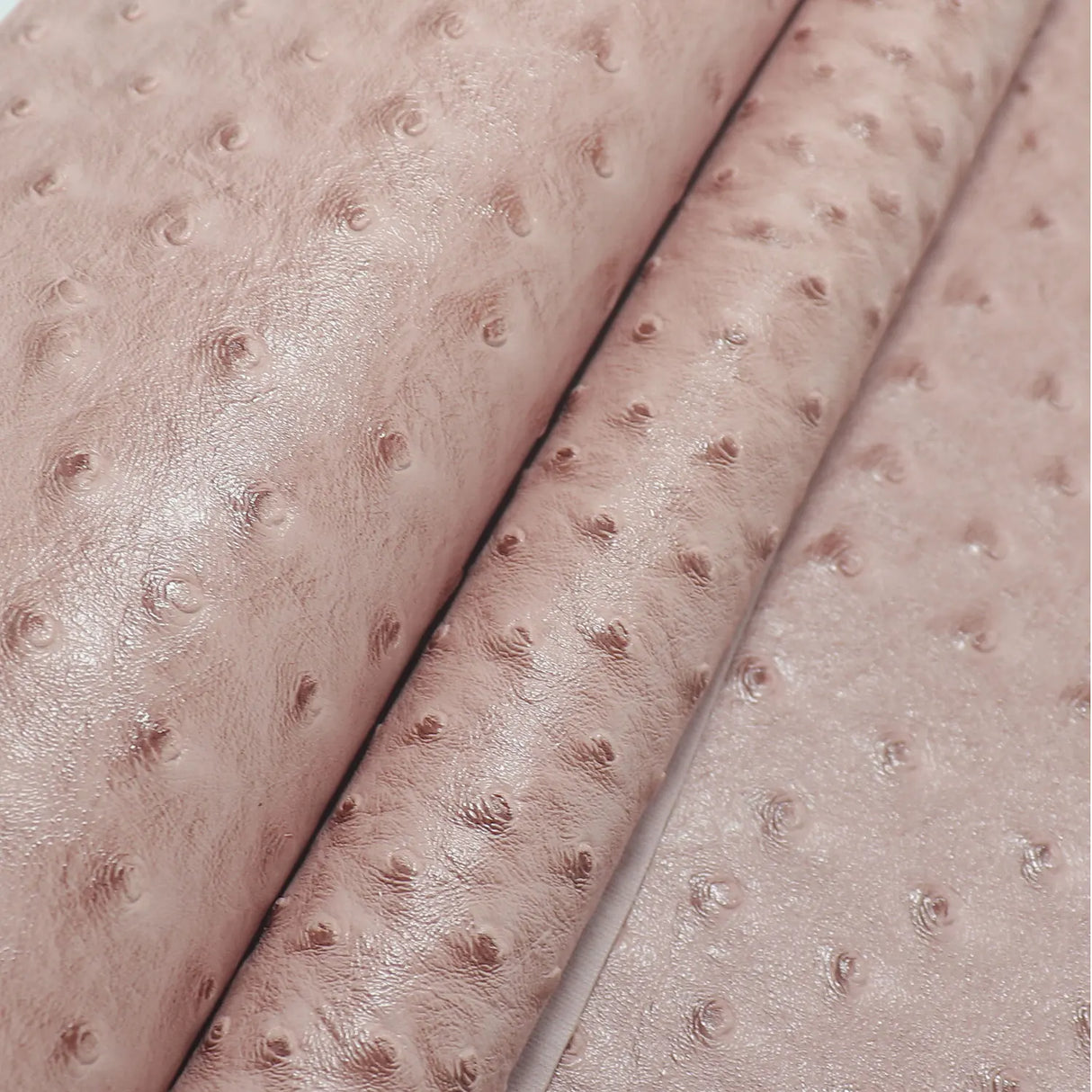 30x68cm Ostrich Patterned Faux Leather Vinyl Fabric Embossed PVC Raised Particles for Handicrafts Bags Keychain Earrings Wallet