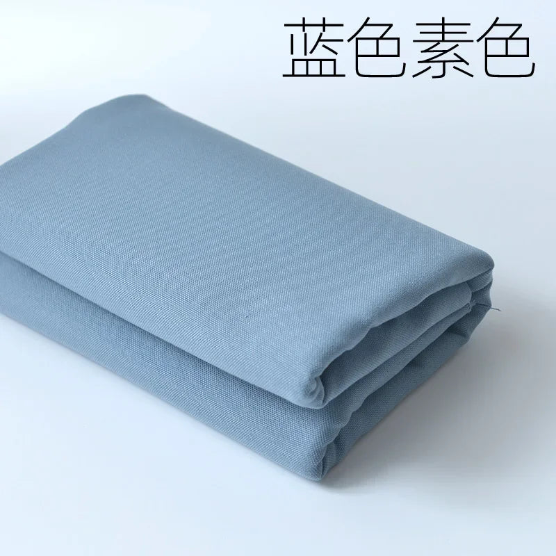 Home Furnishings Tablecloths Curtains Cushions Sofas Thickened Yarn Dyed Polyester Cotton Checkered Stripes Solid Colors Fabric