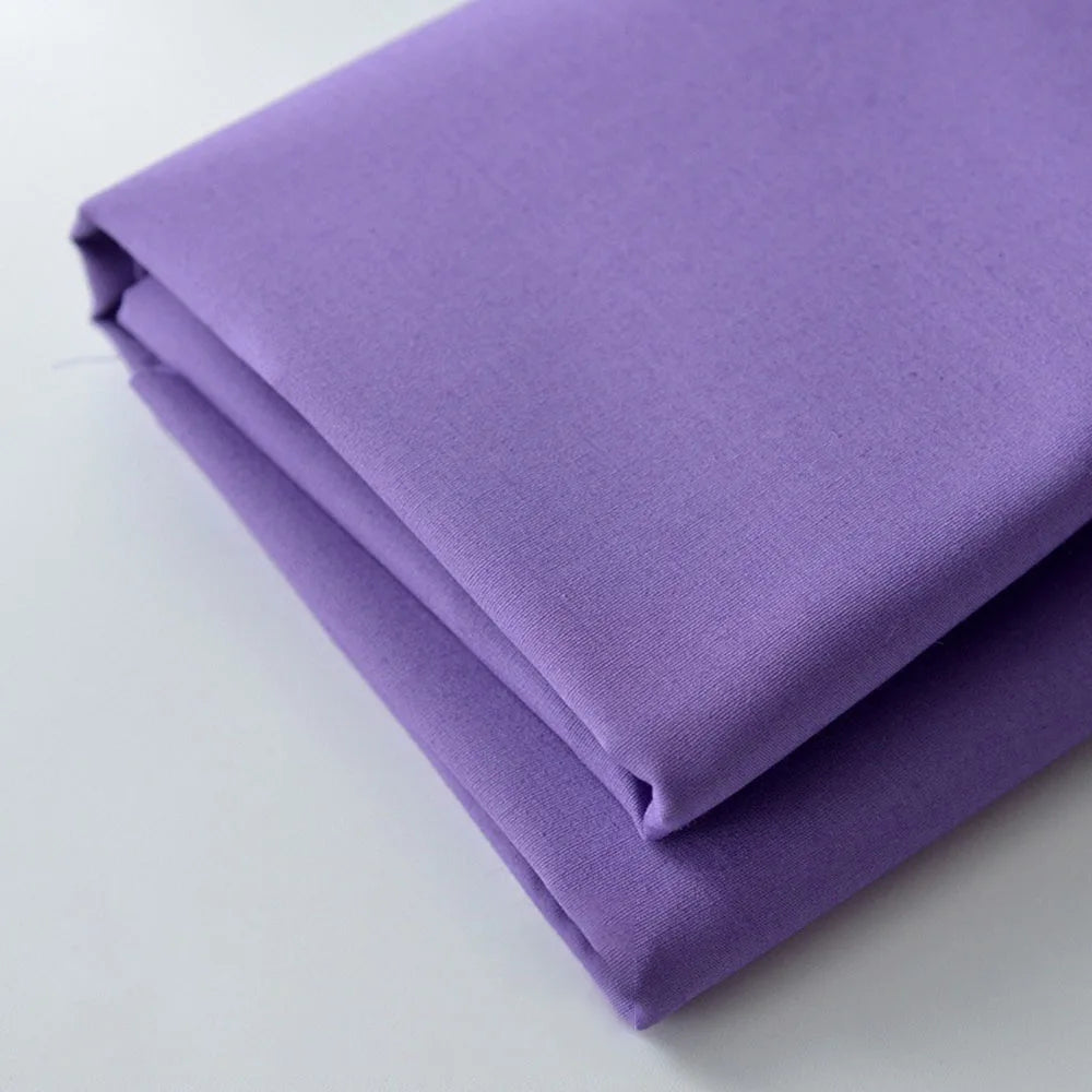 140x100cm 100% Cotton Poplin Fabric Solid Color for DIY Sewing Women Dress Baby Clothes Pajamas Hat Home Textile Craft Materials