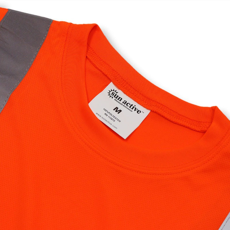 High Visibility Safety T-Shirt 10 pack 100% polyester