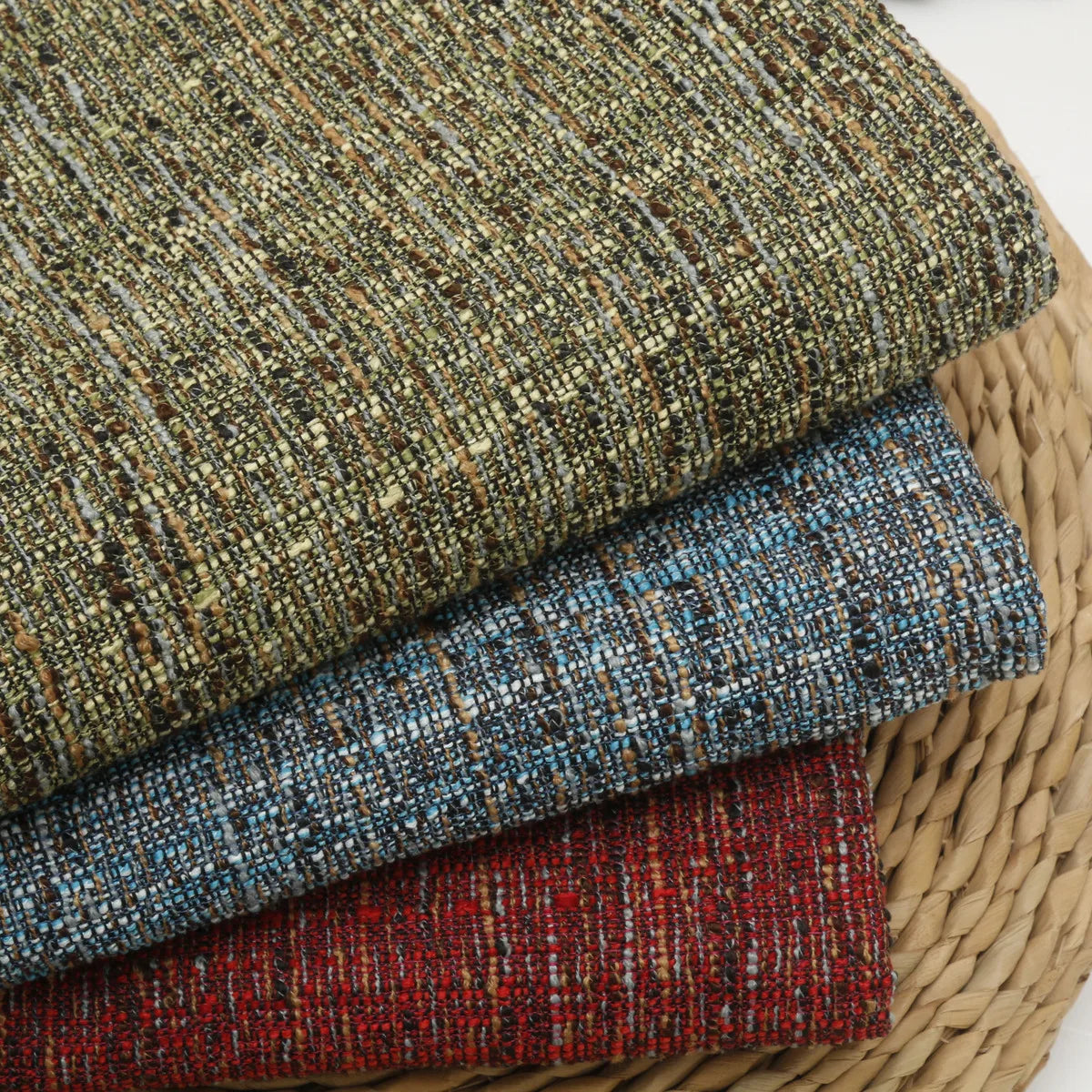 Thickened Coating Coarse Cotton and Linen Sofa Fabric DIY Solid Color Coarse Fabric Home Cushion Sofa Soft Bag Background Fabric