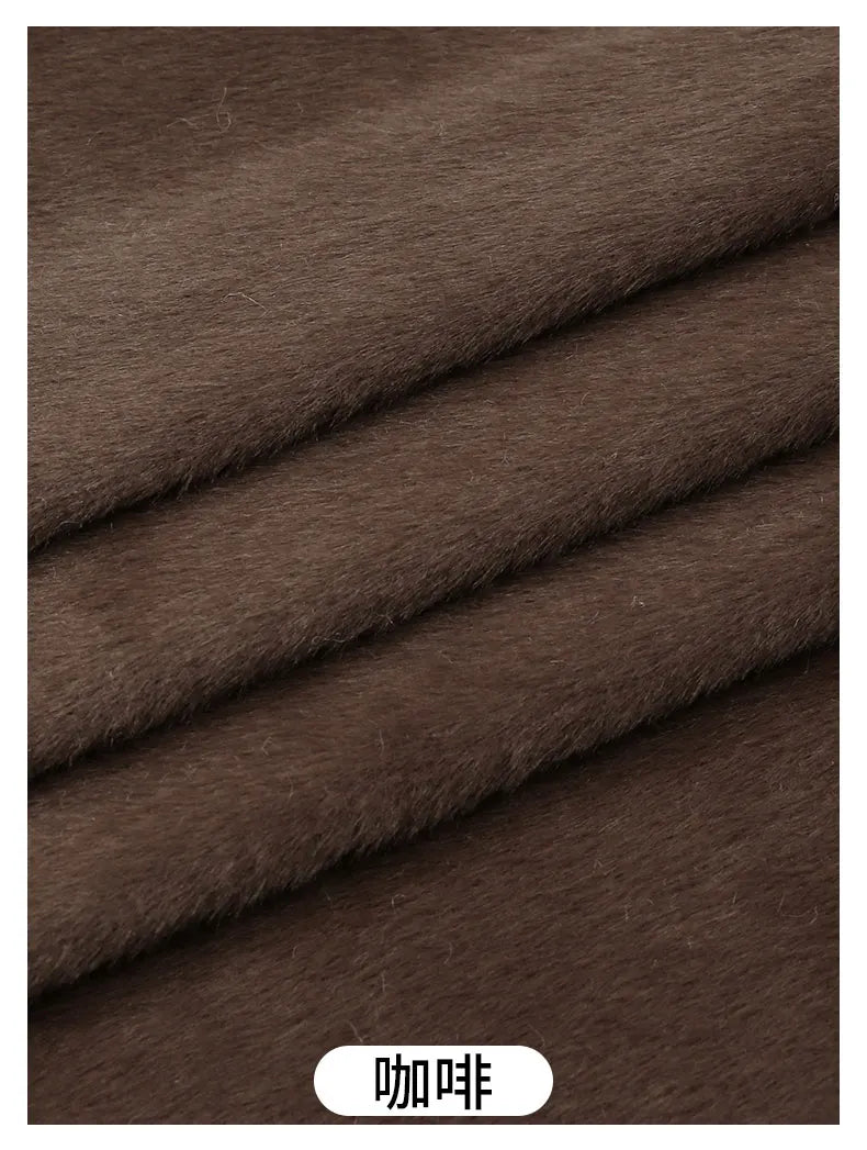 50x50cm 5mm Soft Breathable Elastic Faux Fur Fabric for Sewing Plush Toy Doll Scarf Hat Decorative Cloth Handmade DIY Fabrics