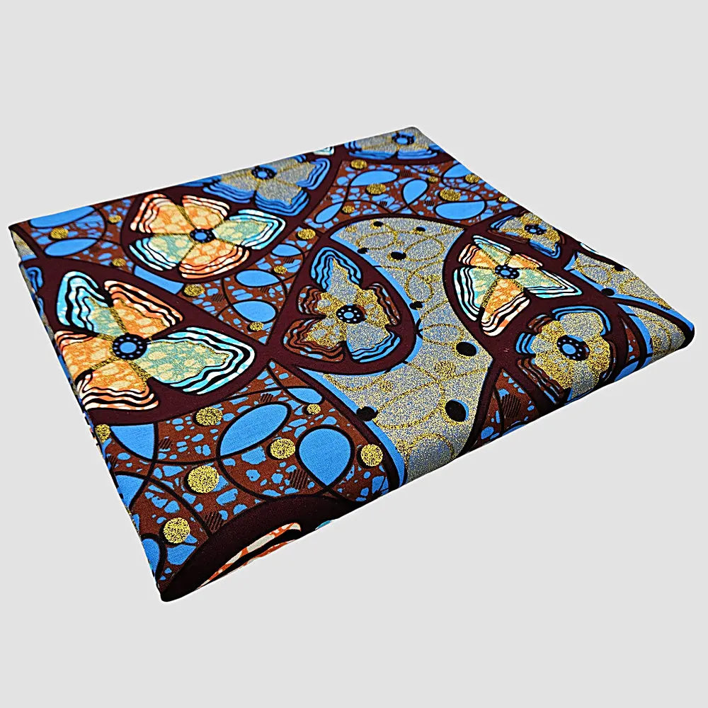 High quality grand super holland wax fabric with glitter, 100% cotton glitter wax loincloth, new pattern fabric in winter