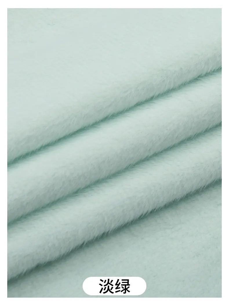 50x50cm 5mm Soft Breathable Elastic Faux Fur Fabric for Sewing Plush Toy Doll Scarf Hat Decorative Cloth Handmade DIY Fabrics