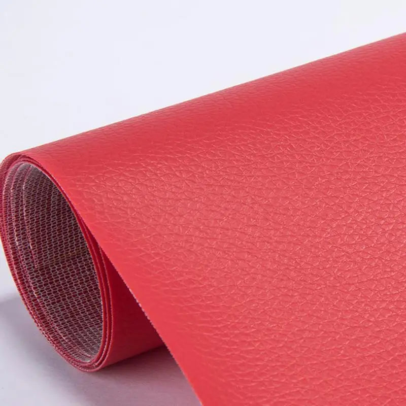 25*60 Cm Self Adhesive Leather Litchi Peel PU Leather Synthetic Superstrong Viscosity Crafts Repair Patch Sutureless
