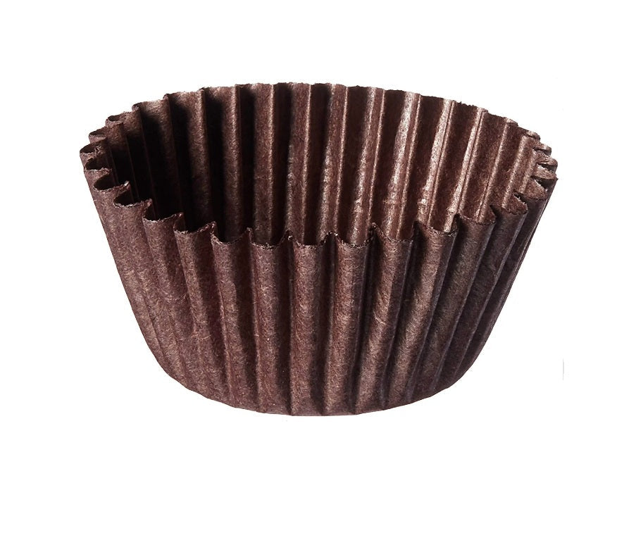 Mini Glassine Baking / Candy Cups, Brown Candy Cups