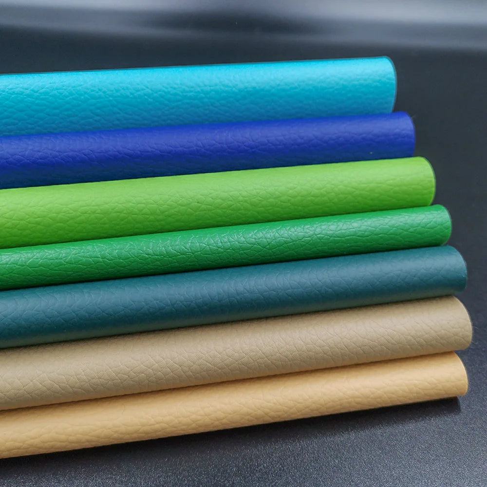 7pcs Wholesale Litchi PU Faux Leatherette Sweing Fabric Leather Systhetic Sheets Bow Bag DIY Earring Handmade Decor 20*15cm