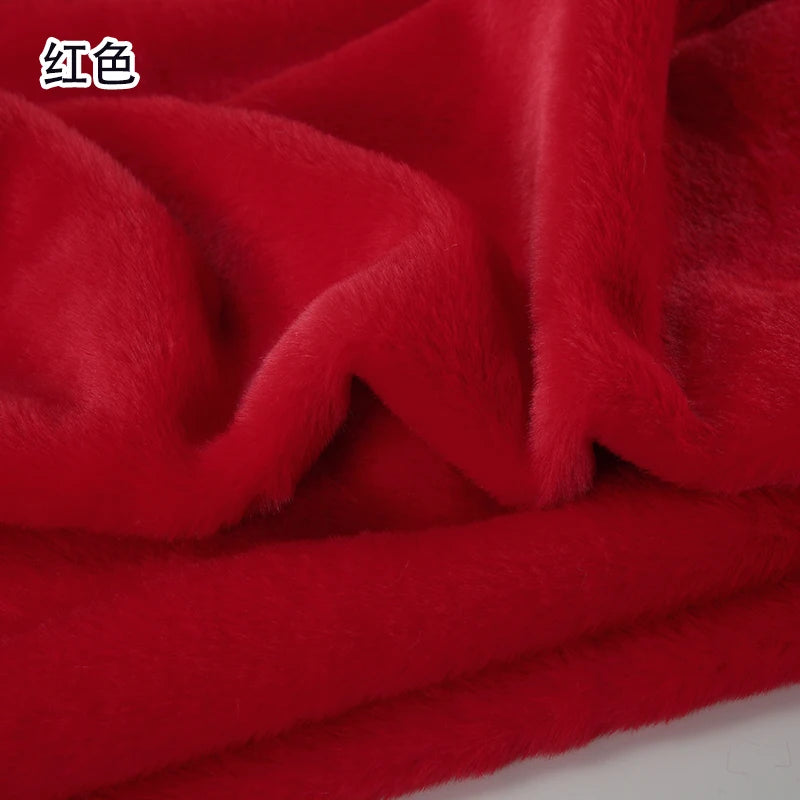 White Grey Colour Series 8mm imitation Rex rabbit Fur Fabric short plush fabric cabinet tablecloth display scarf cotton doll DIY