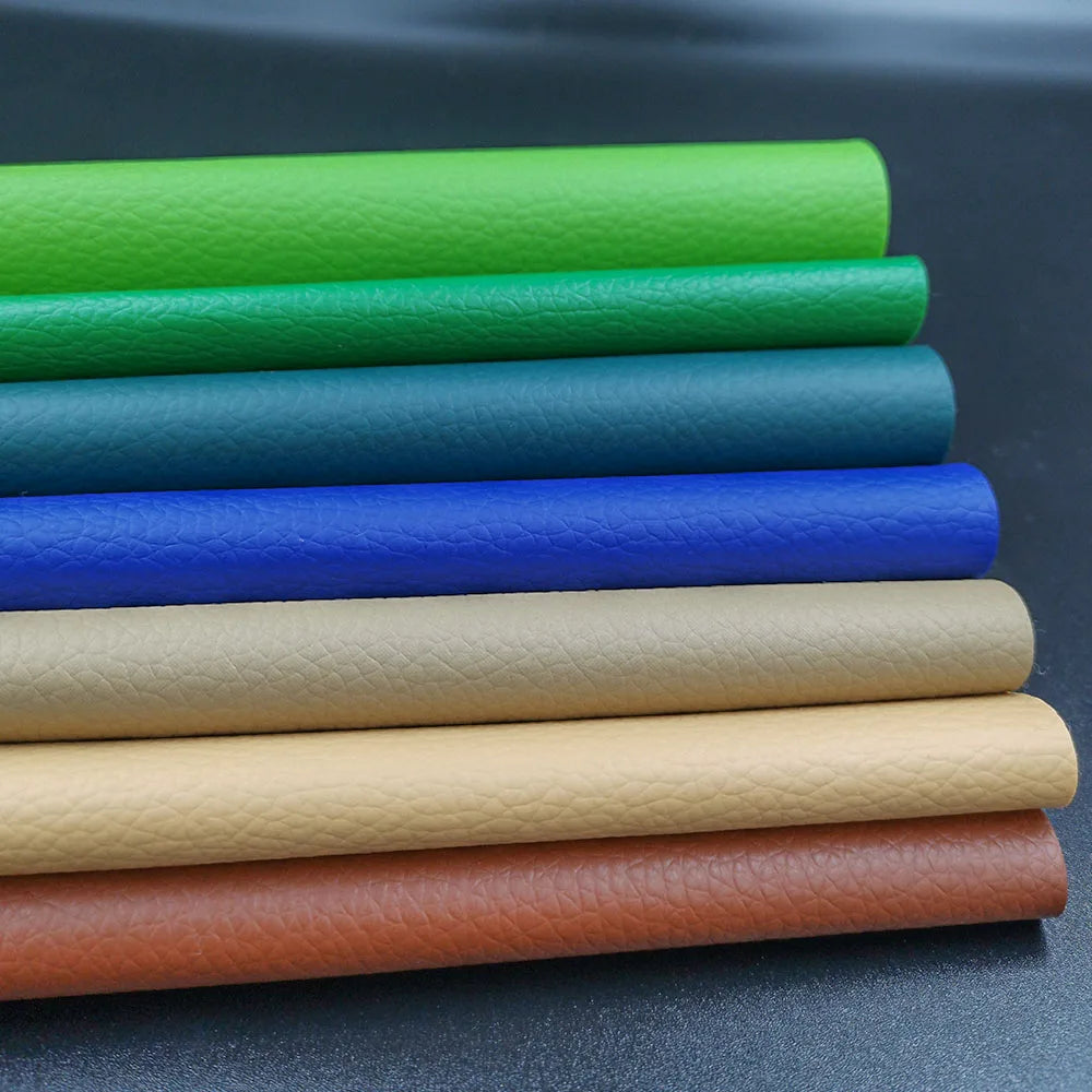 7pcs Wholesale Litchi PU Faux Leatherette Sweing Fabric Leather Systhetic Sheets Bow Bag DIY Earring Handmade Decor 20*15cm