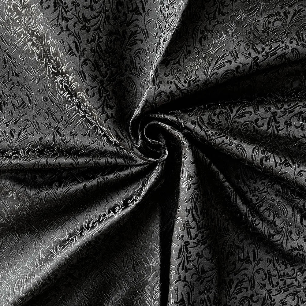 75x50cm Wheat Floral Pattern Damask Silk Satin Brocade Jacquard Fabric DIY Cheongsam Costume Upholstery Curtain Sewing Patchwork