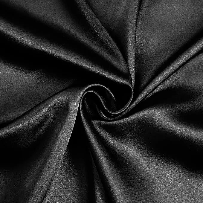 1m-7m Charmeuse Satin Fabric Silky & Shiny Cloth Fabric Shiny Upholstery Lining Drapery DIY Crafts Soft for Wedding Decorations