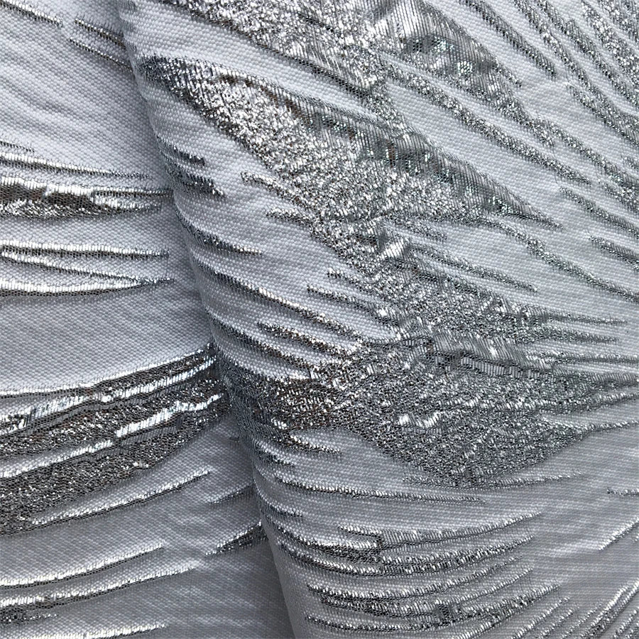 Brocade Jacquard African Lace Fabric Nigerian Damask Lace Fabrics Latest 2025 for Women Evening Dresses High Quality,2.5Yard4160