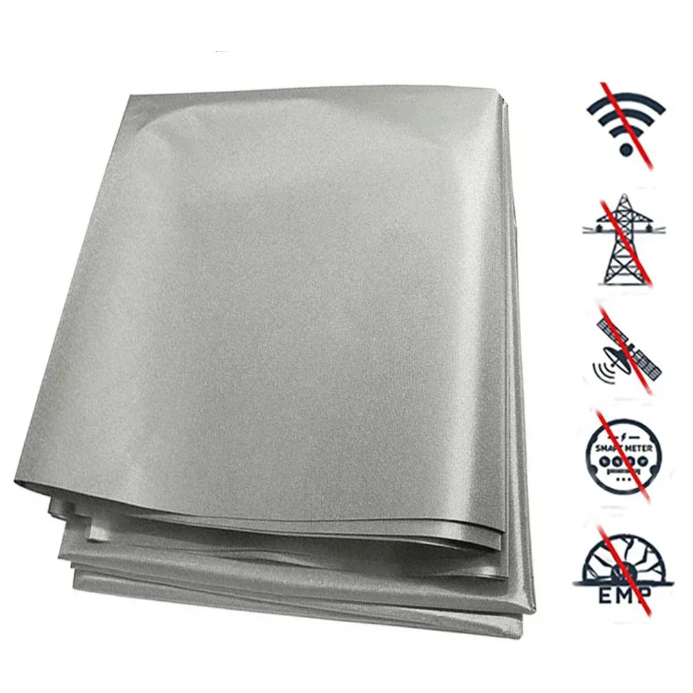 Faraday Fabric for High - Frequency Protection: Blocks 4G, 5G WIFI Signals, EMF/EMI Shielding Cloth, Great for DIY Wireless