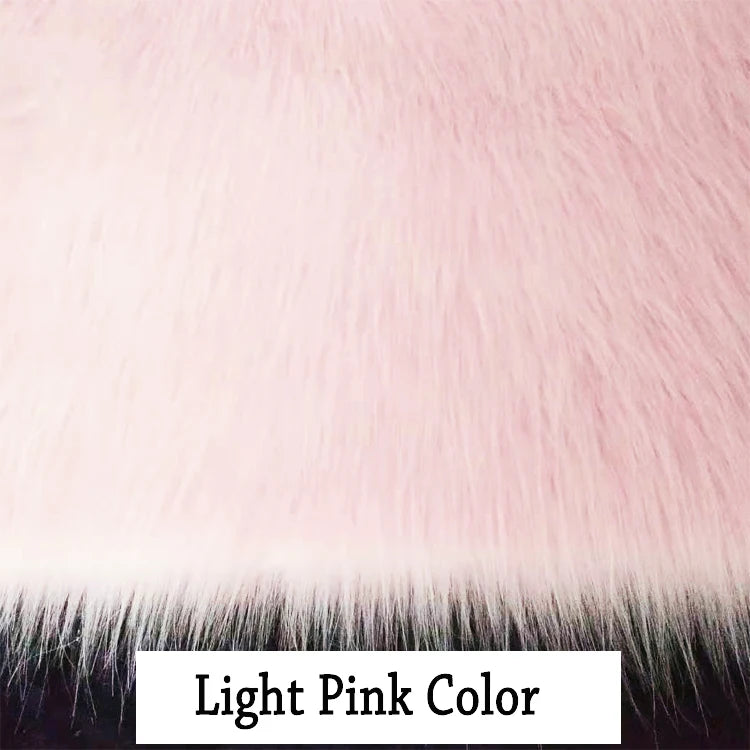 1PC 40x50CM Faux Fur Fabric Soft Plush Clothing Sewing Fabric For Toys Sofa Home Decoration Diy Handmade Crafts Material