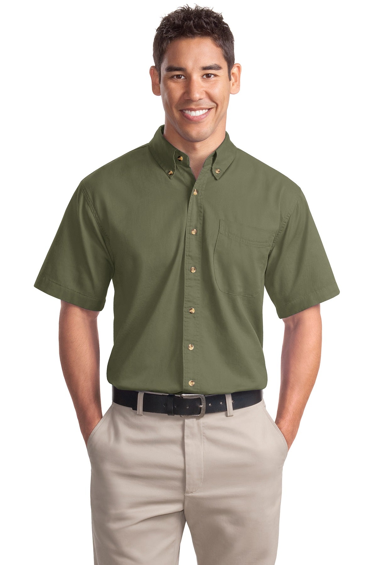 Port Authority® Short Sleeve Twill Shir
