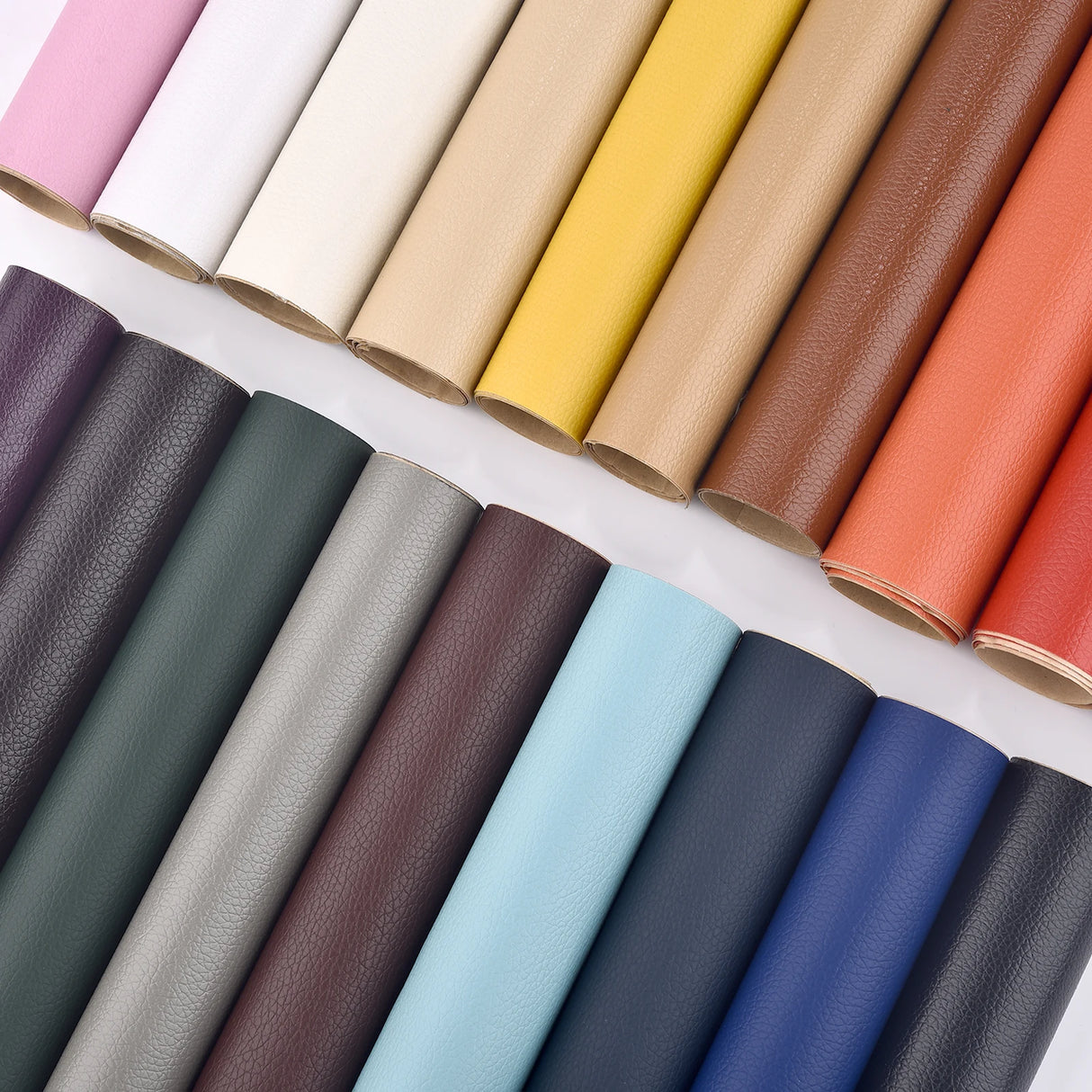 25*60 Cm Self Adhesive Leather Litchi Peel PU Leather Synthetic Superstrong Viscosity Crafts Repair Patch Sutureless