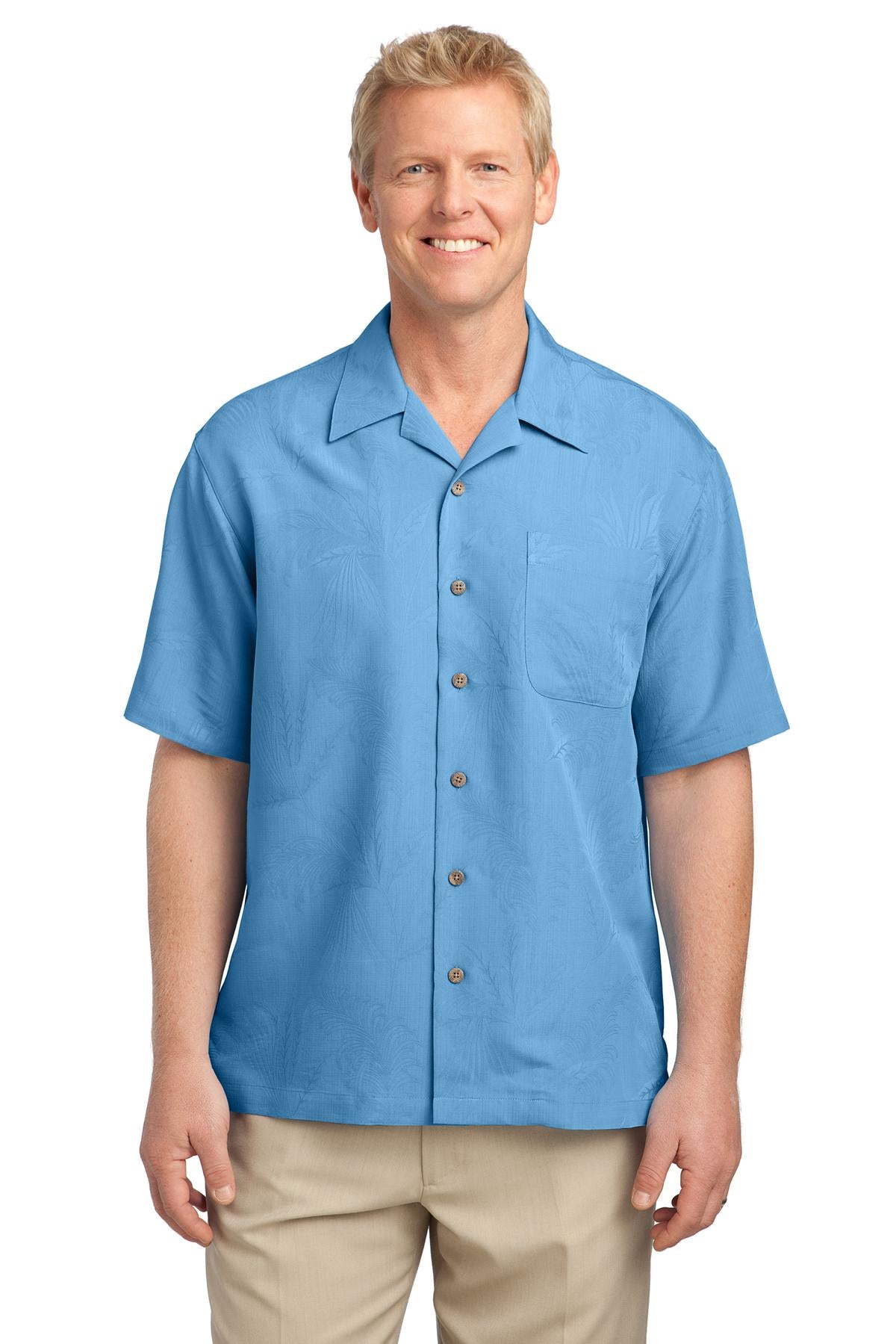 Port Authority® Patterned Easy Care Camp Shirt