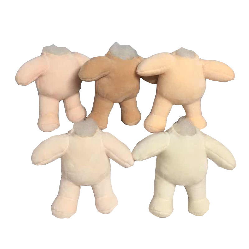 50x50cm/150x50cm 1mm Pile Cotton Doll Skin Fabric Crystal Super Soft Short Plush Skin Color Fabric DIY Handmade Cloth TJ9871