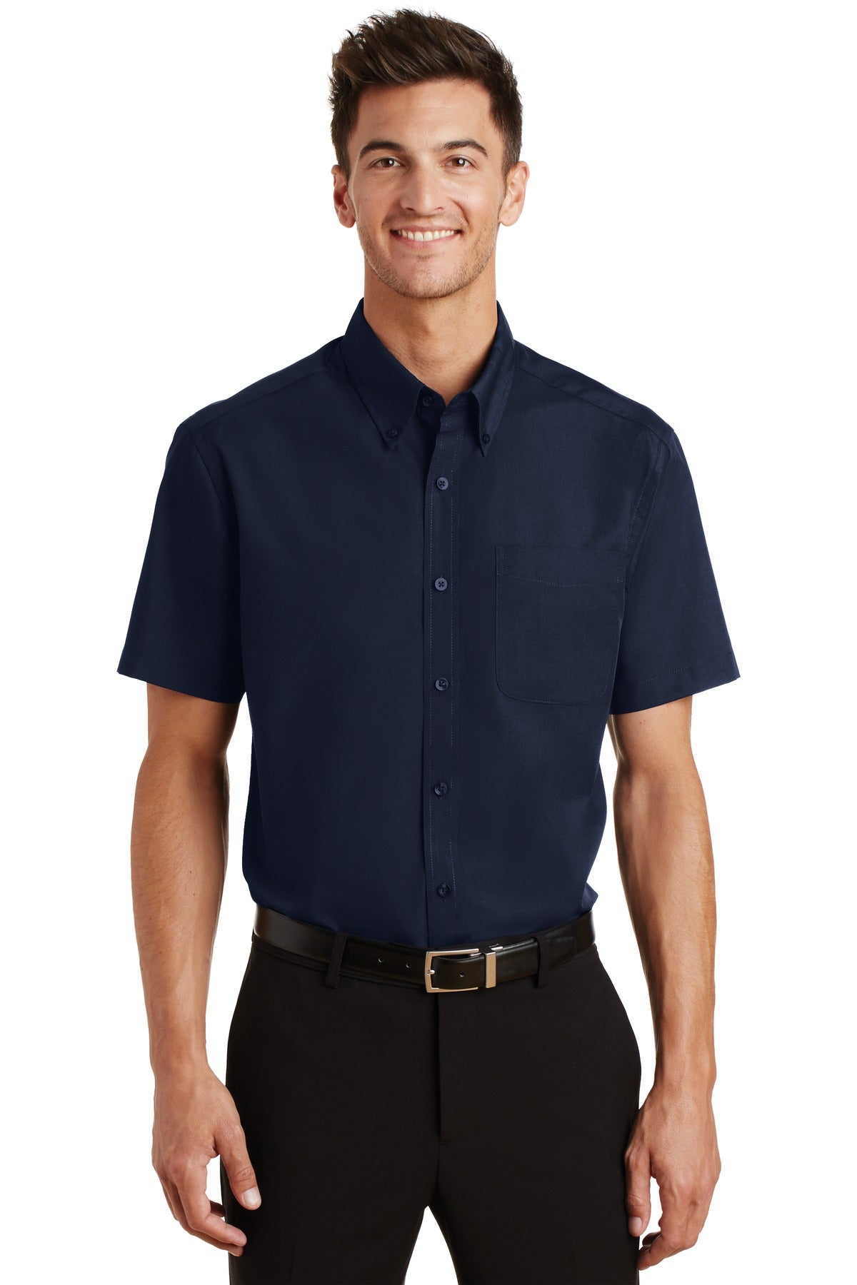 Port Authority® Short Sleeve Value Poplin Shirt