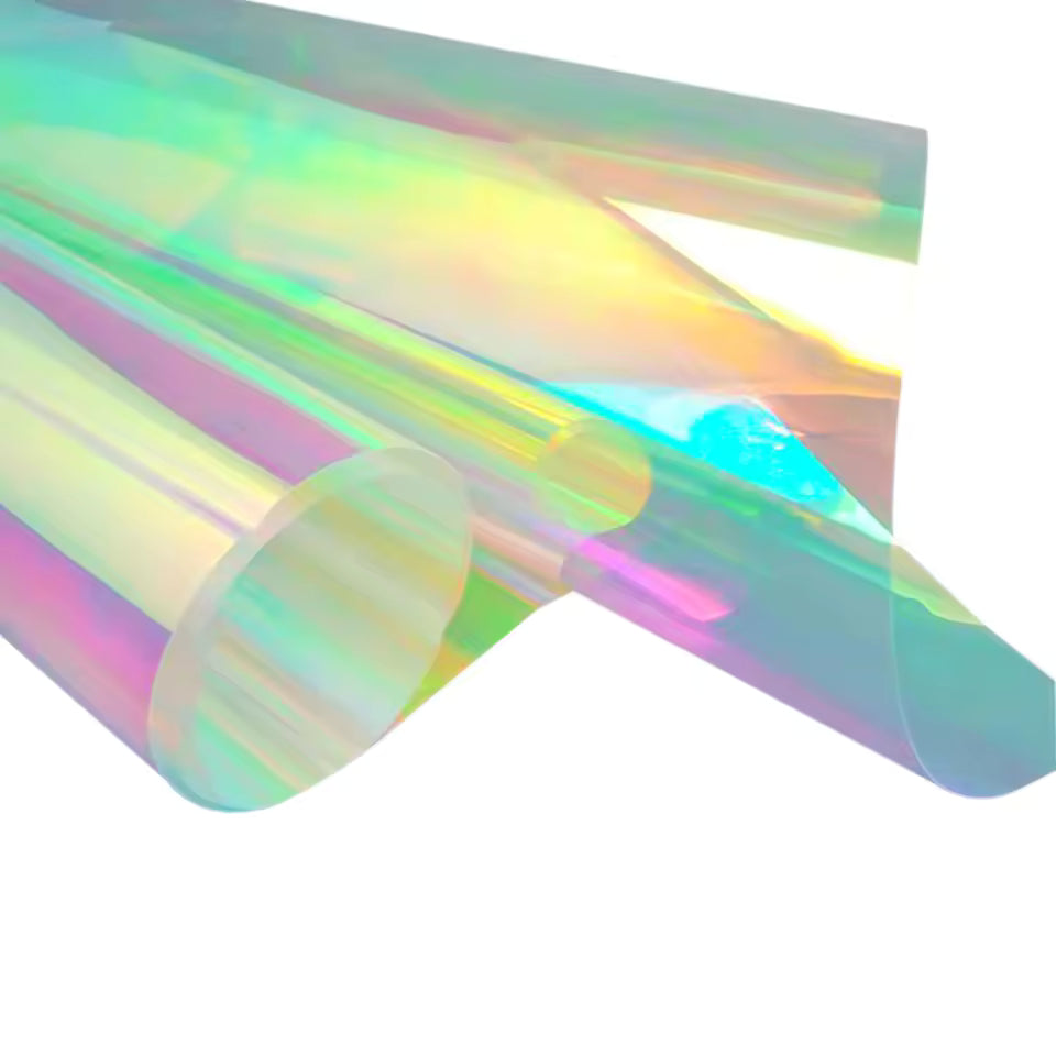 4 Iridescent Holographic PVC Fabric – DIY Material