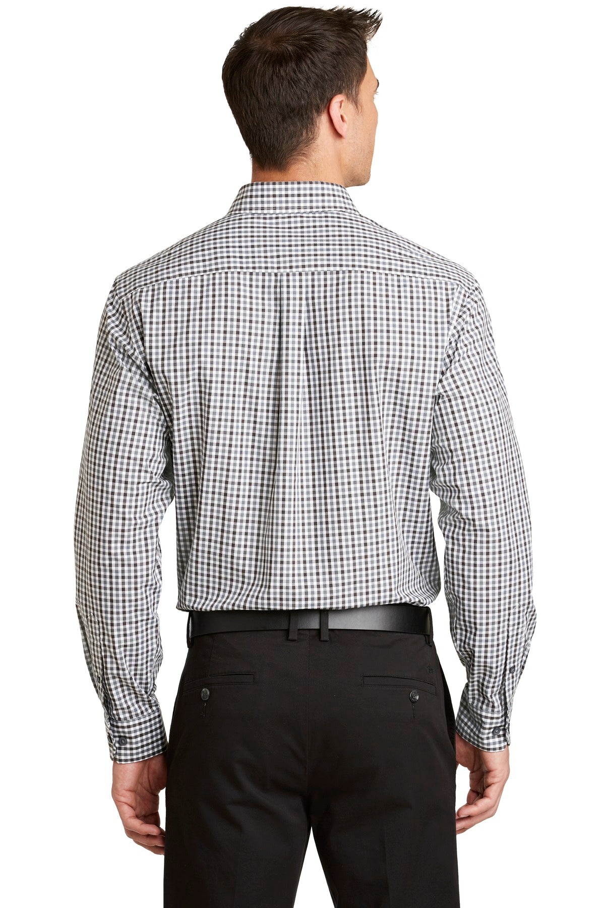 Port Authority® Long Sleeve Gingham Easy Care Shirt