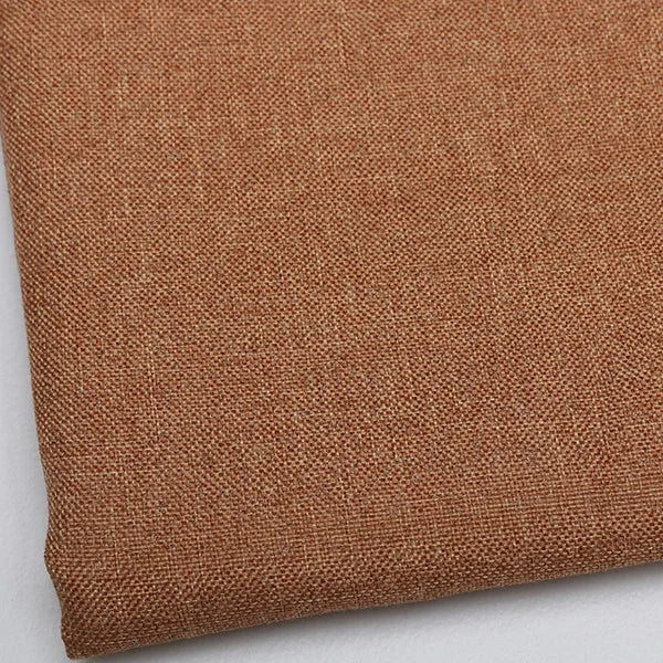Thickening Solid Color Polyester Linen Fabric Dust-proof Coarse Fabric Canvas Sofa DIY Curtains Tablecloths Seat Cushions Fabric