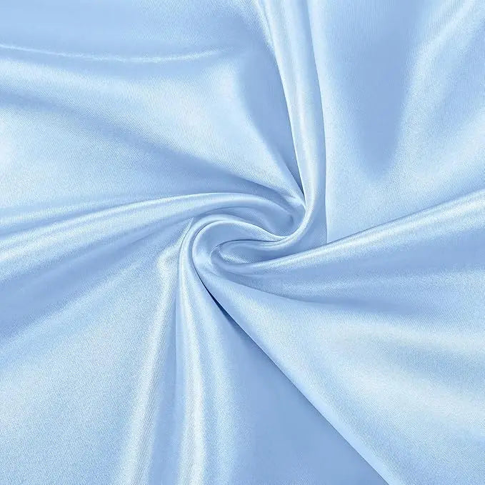 1m-7m Charmeuse Satin Fabric Silky & Shiny Cloth Fabric Shiny Upholstery Lining Drapery DIY Crafts Soft for Wedding Decorations