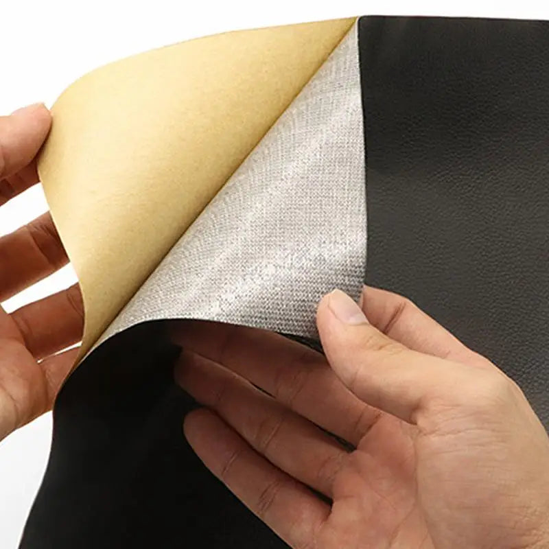 25*60 Cm Self Adhesive Leather Litchi Peel PU Leather Synthetic Superstrong Viscosity Crafts Repair Patch Sutureless
