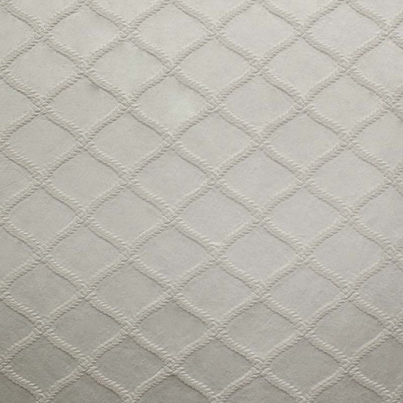 Sally Embossed Diamond Floral Jacquard Fabric - Natural/Washed, 60" Width (1 Yard)