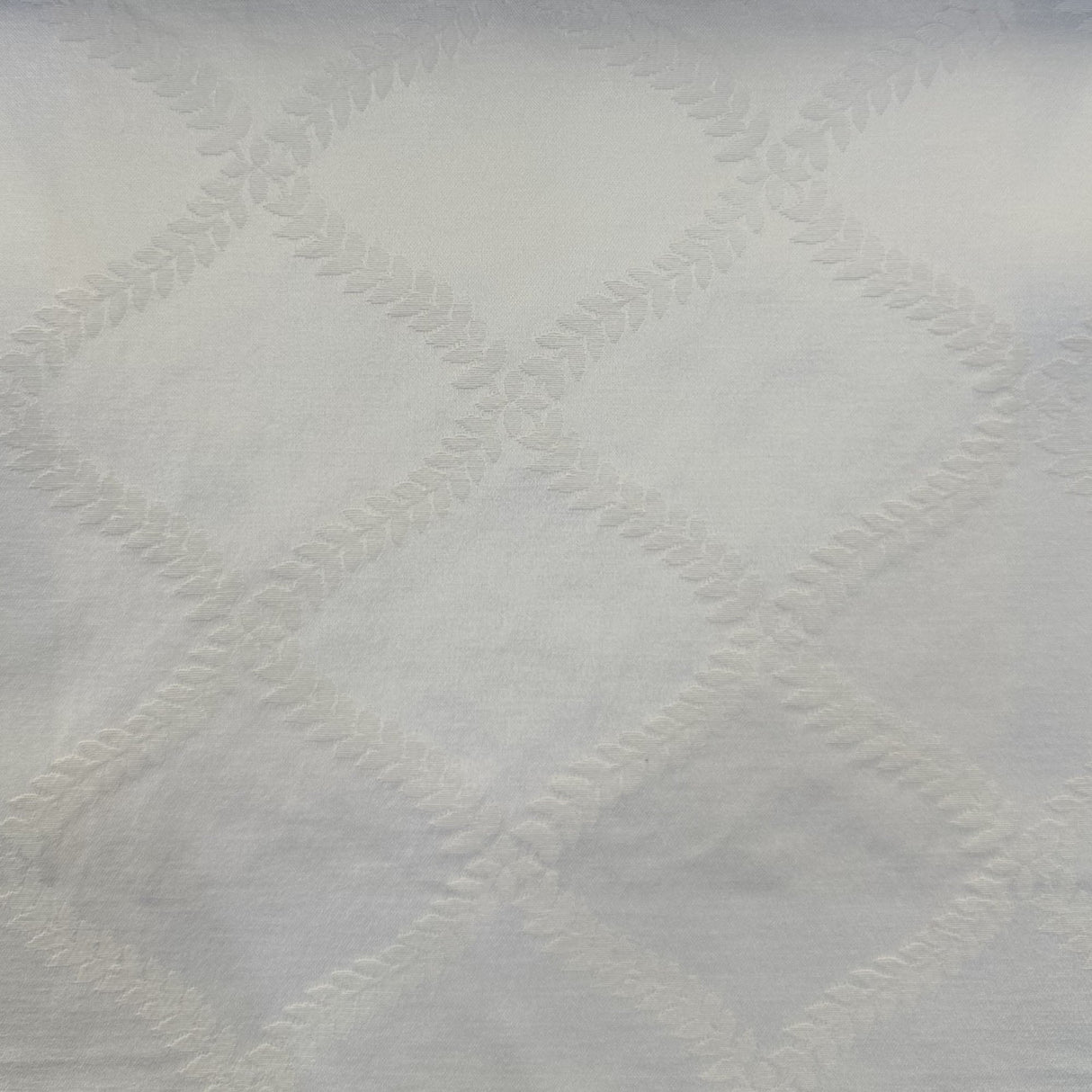 Sally Embossed Diamond Floral Jacquard Fabric - Natural/Washed, 60" Width (1 Yard)