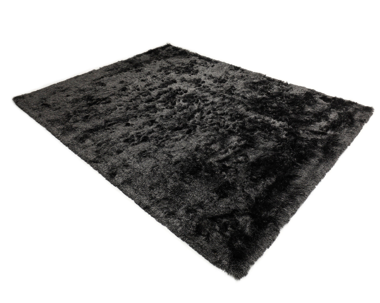 Brisa Shag Viscose Polyester Fabric - Salt & Pepper, Shag, 7'6" X 10'3" (1 Piece)