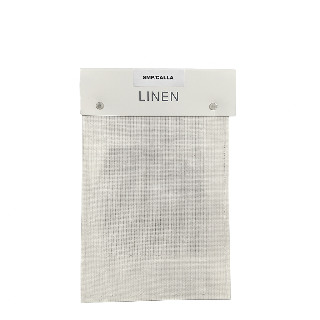 Calla Collection Solid 100 Percent Linen Fabric - Solid Linen, 56" Width, Sample Book (1 Sample Book)