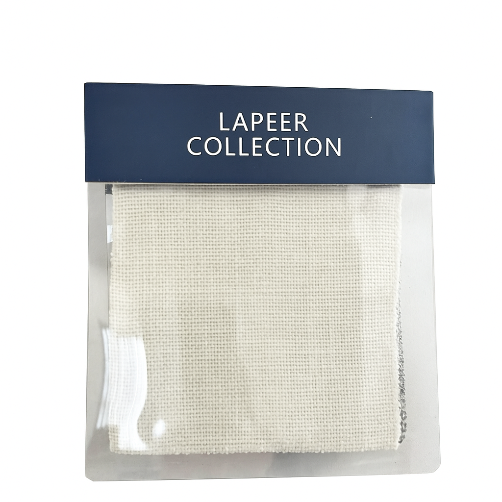 Lapeer Collection Linen Fabric - Solid Boucle, Textured Material, 58" Width (Sample Book)