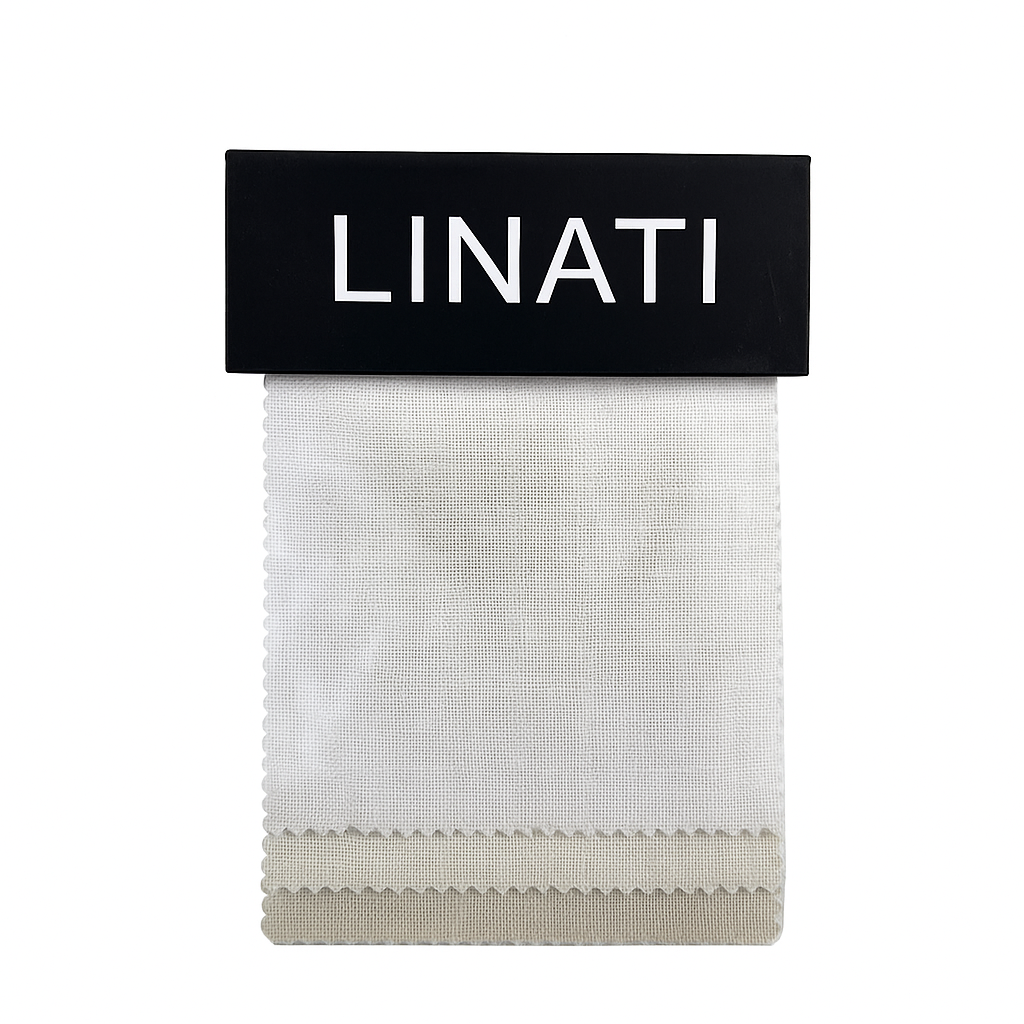 Linati Fabric - Solid Linen Look, 55" Width (Sample Book)