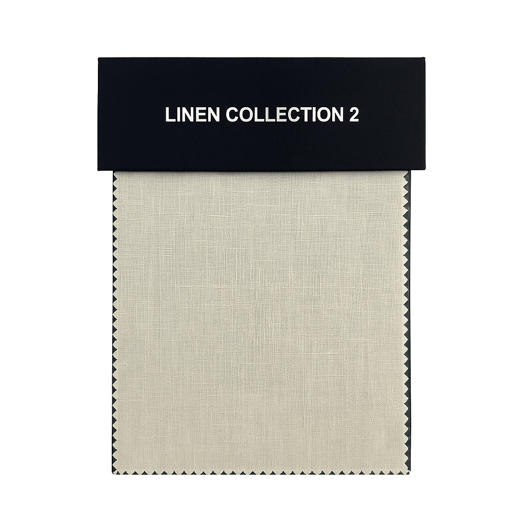Linen Collection 2 Linen Fabric - Assortment Of Solid Linens, Drapery Fabric, Sample Book (1 Sample Book)