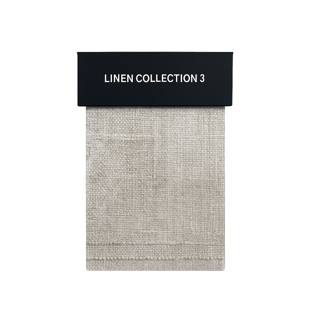 Linen Collection 3 Linen Fabric - Assortment Of Solid Linens, Sample Book (1 Sample Book)