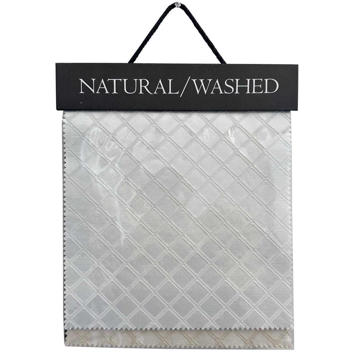 Natural Washed Collection Cotton Blend Fabric - Embossed Jacquard Patterns, 58" Width (Sample Book)